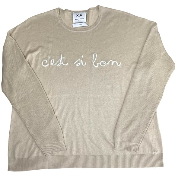 Banjo & Matilda Australia C'est Si Bon Sweater Cashmere Silk Small - Picture 11 of 12